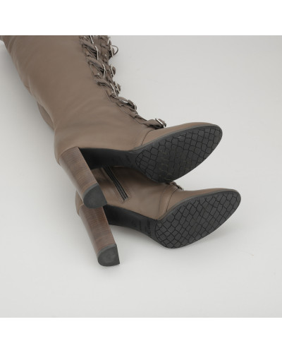 Jimmy Choo Kozaki szare