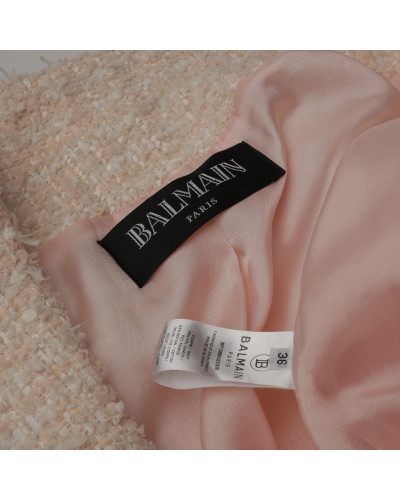Balmain Płaszcz RÓŻOWY