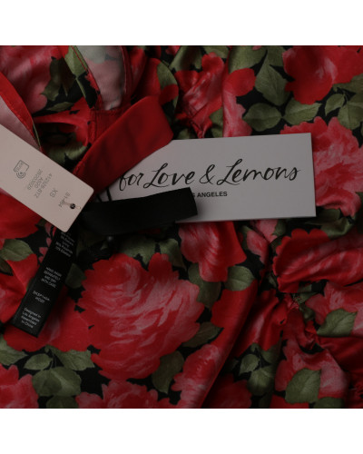 For Love & Lemons Sukienka róże