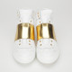 Jimmy Choo Buty sportowe biało złote