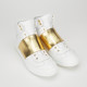 Jimmy Choo Buty sportowe biało złote
