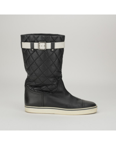 Chanel  pikowane botki