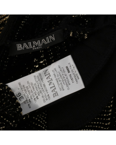 Balmain czarna sukienka
