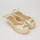 Paloma Barcelo Buty kremowe sandały