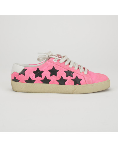 Saint Laurent  Buty róż neon