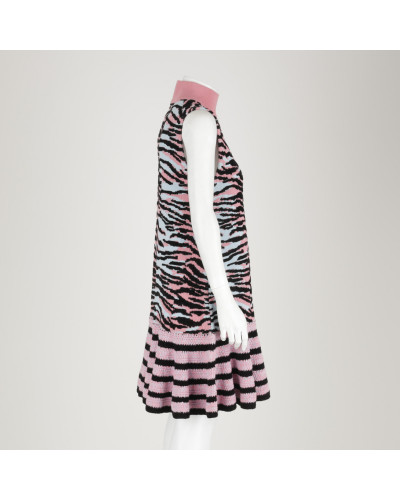 Kenzo x H&M Collaboration Sukienka zebra róż