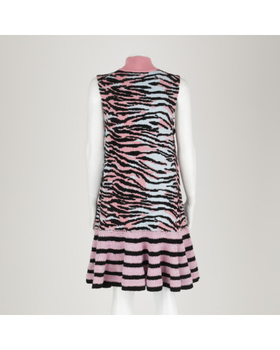 Kenzo x H&M Collaboration Sukienka zebra róż
