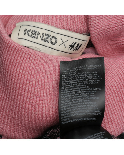 Kenzo x H&M Collaboration Sukienka zebra róż