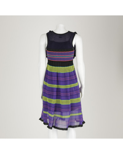 Missoni Sukienka fiolet czarna
