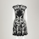 Alexander McQueen sukienka we wzory
