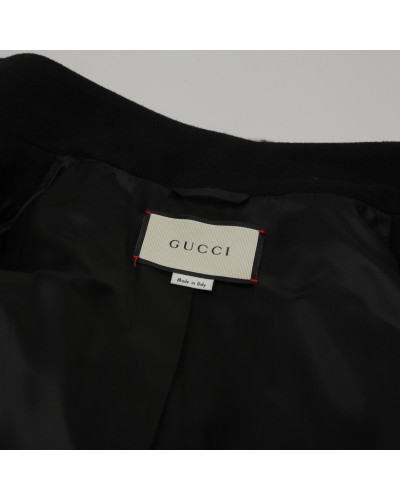 Gucci czarny płaszcz