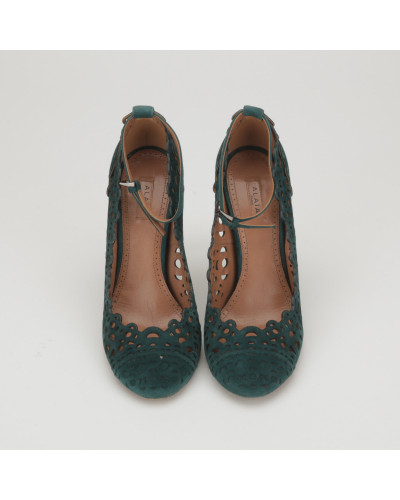 Alaïa Szpilki zielone