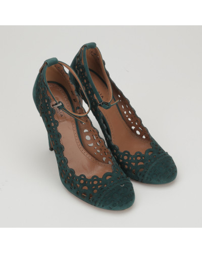 Alaïa Szpilki zielone