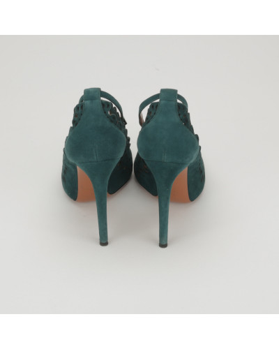 Alaïa Szpilki zielone