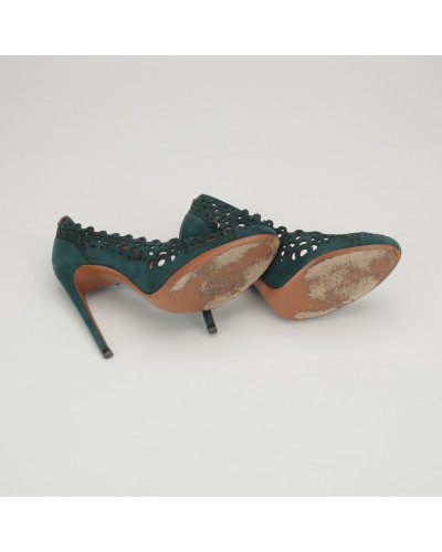 Alaïa Szpilki zielone