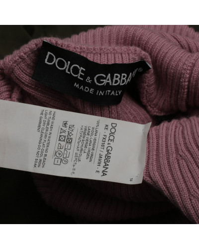Dolce & Gabbana Sweter pudrowy