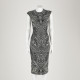Alexander McQueen Sukienka we wzory