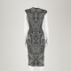 Alexander McQueen Sukienka we wzory