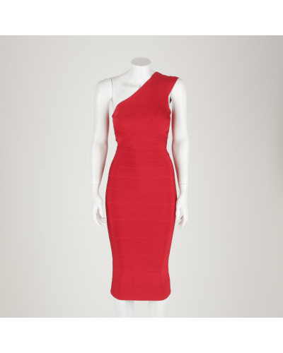 Herve Leger Sukienka czerwona