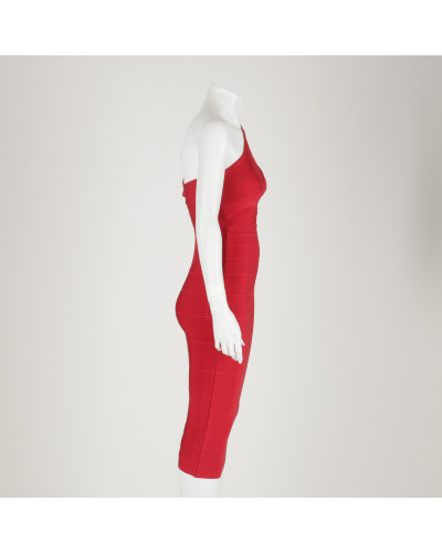 Herve Leger Sukienka czerwona