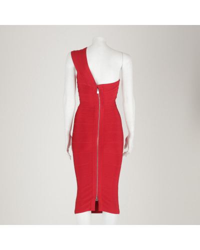 Herve Leger Sukienka czerwona