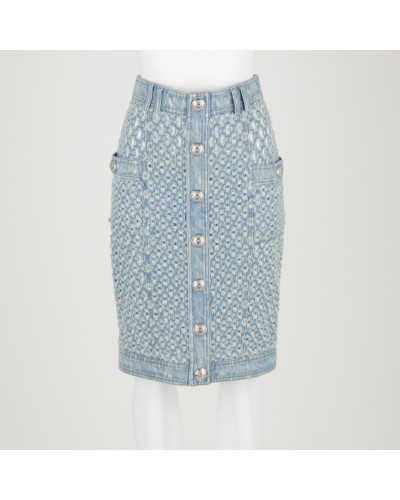 Balmain Spódnica jeansowa