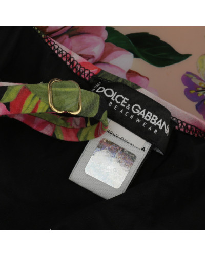 Dolce & Gabbana Kostiumy kąpielowe czarny z różami