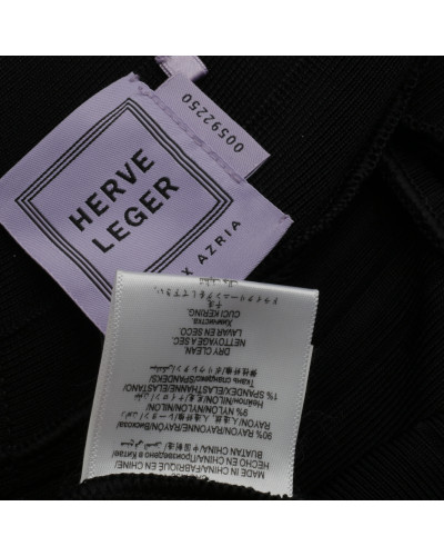 Herve Leger Ubranie czarna sukienka