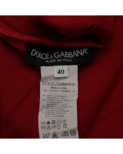Dolce & Gabbana Ubranie czerwony top