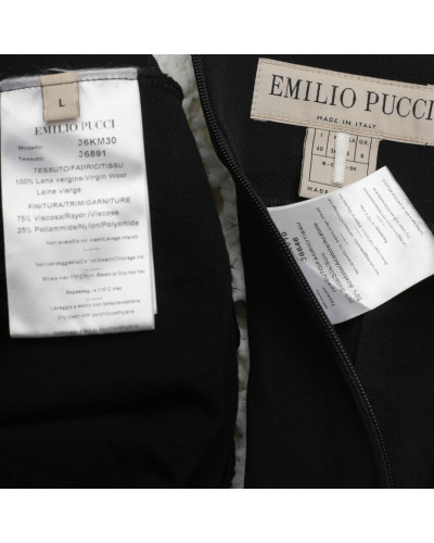 Emilio Pucci Ubranie czarny koronkowy komplet
