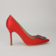Manolo Blahnik  Szpilki czerwone