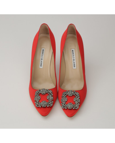 Manolo Blahnik  Szpilki czerwone