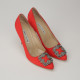 Manolo Blahnik  Szpilki czerwone
