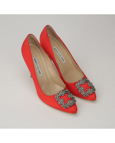 Manolo Blahnik  Szpilki czerwone