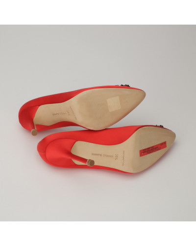 Manolo Blahnik  Szpilki czerwone