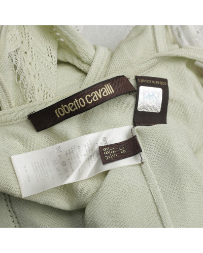 Roberto Cavalli Ubranie zielona sukienka