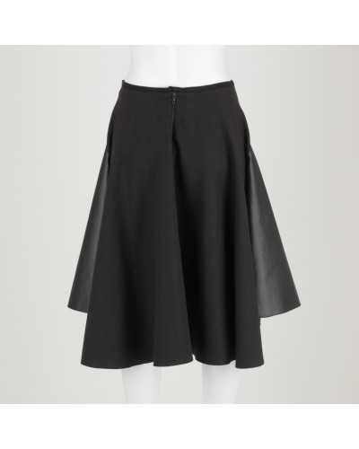Lanvin Ubranie czarna rozkloszowana spódnica