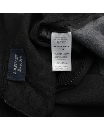 Lanvin Ubranie czarna rozkloszowana spódnica