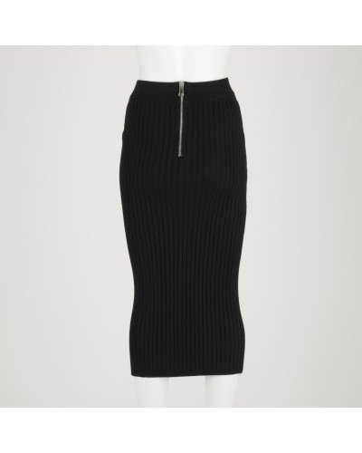Balmain Spódnica czarna guziki