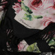 Dolce & Gabbana Chusta w róże z frędzlami