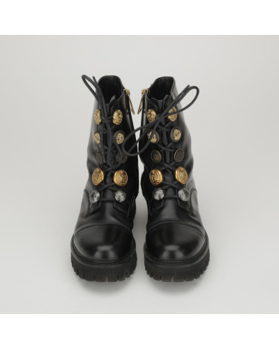 Dolce & Gabbana czarne botki
