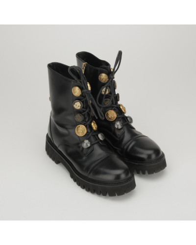 Dolce & Gabbana czarne botki