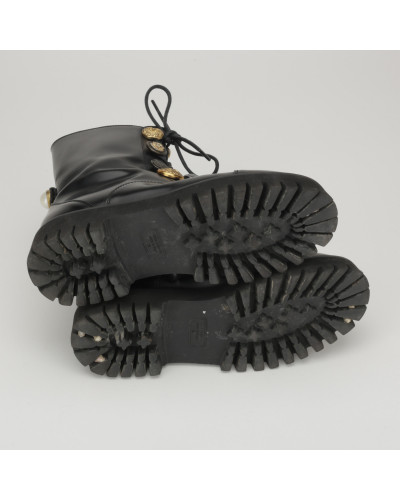 Dolce & Gabbana czarne botki