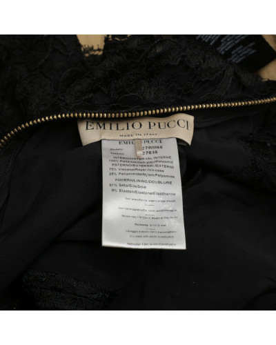 Emilio Pucci czarna koronka