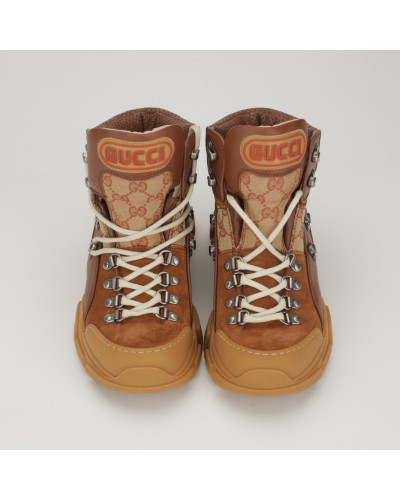 Gucci Zimowce brąz monogram