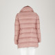 Moncler różowa z welurem