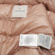 Moncler Kurtka puchowa czarne obszycia