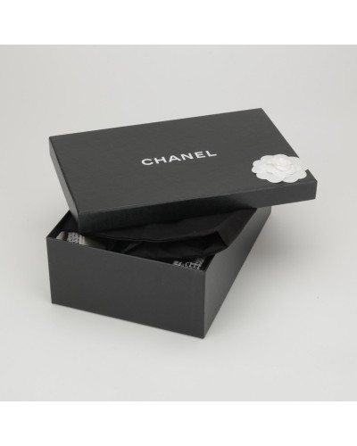 Chanel  Tweedowe klapki
