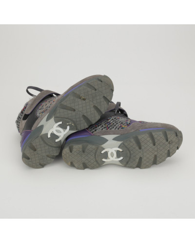 Chanel  Buty sportowe szare