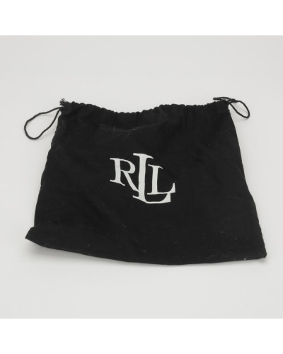 Ralph Lauren Pasek czarno srebrny